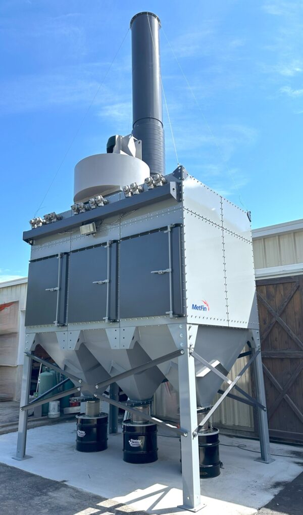 Outdoor dust collector installation is always advised